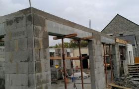 Maçonnerie et extension d'une maison à Saint Malo